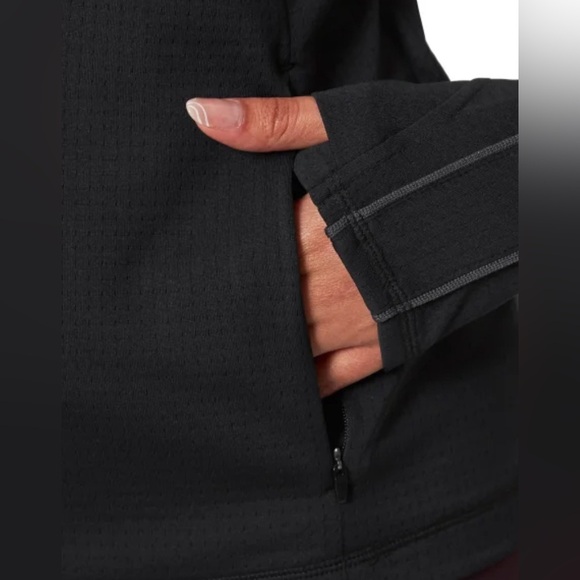 Mondetta Ladies' Quarter-Zip Pullover Black Size M - Picture 4 of 5